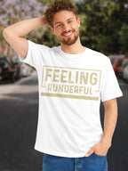  Men's Cotton Graphic Printed T-Shirt with Motivational Slogans and Typography Design white, XXL