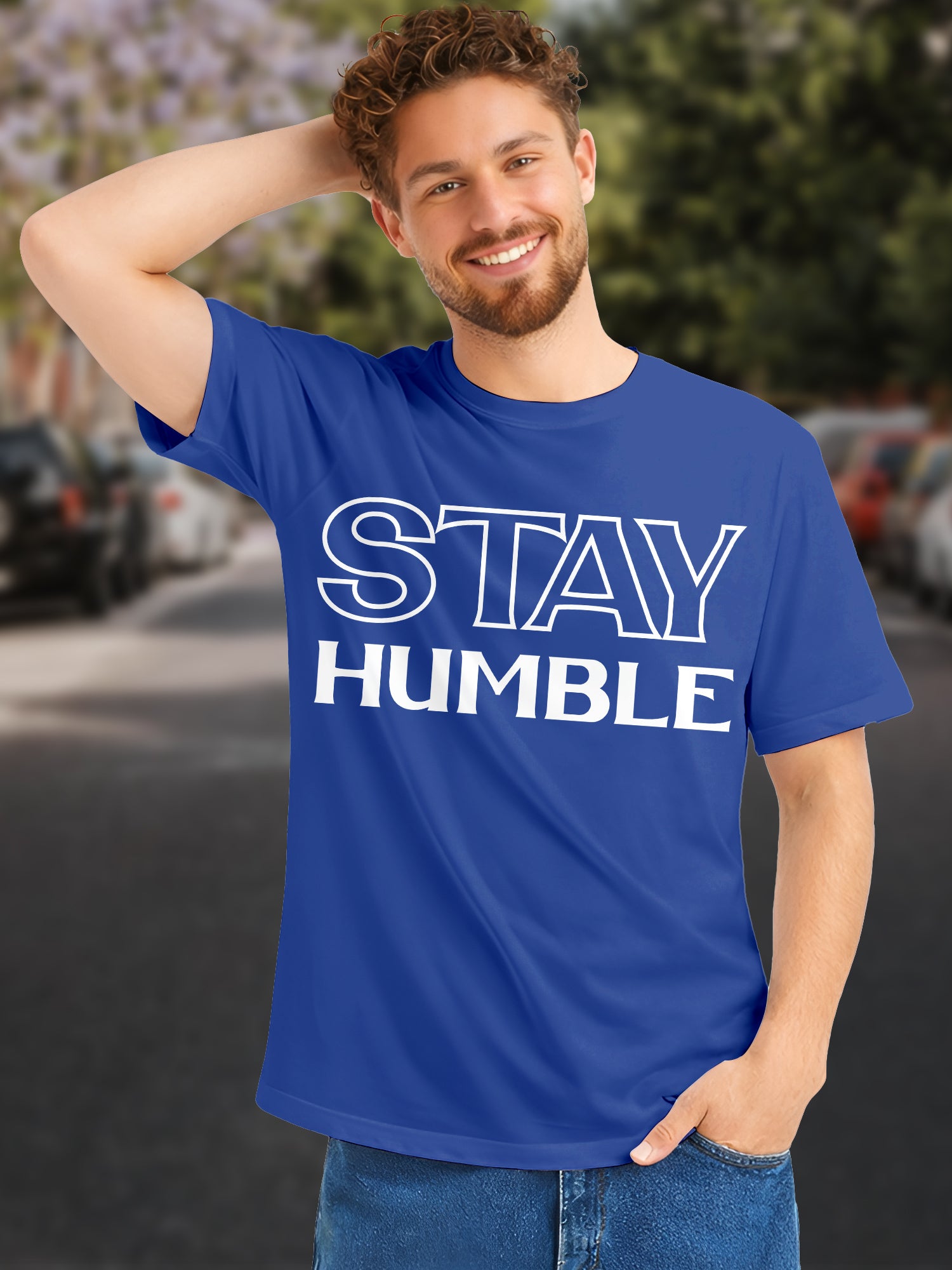 Men's-Printed-T-Shirt-with-Motivational-Brave-and-Awesome-Typography-MPT15