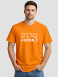 Men's Printed T Shirt with Motivational Brave and Awesome Typography MPT15