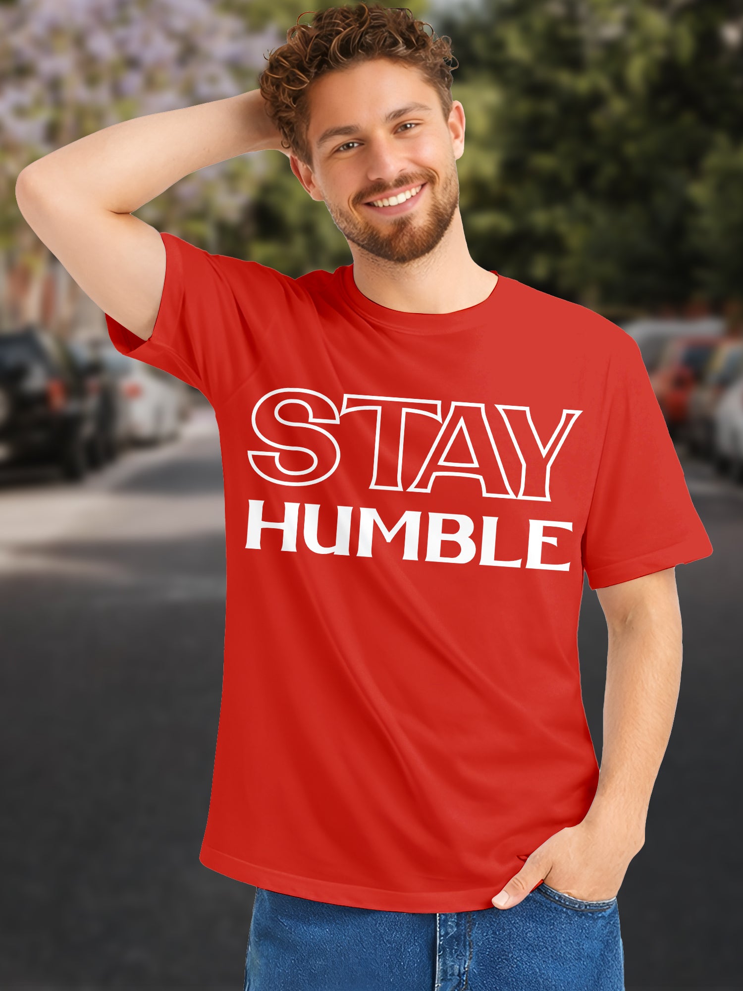 Men's-Printed-T-Shirt-with-Motivational-Brave-and-Awesome-Typography-MPT15