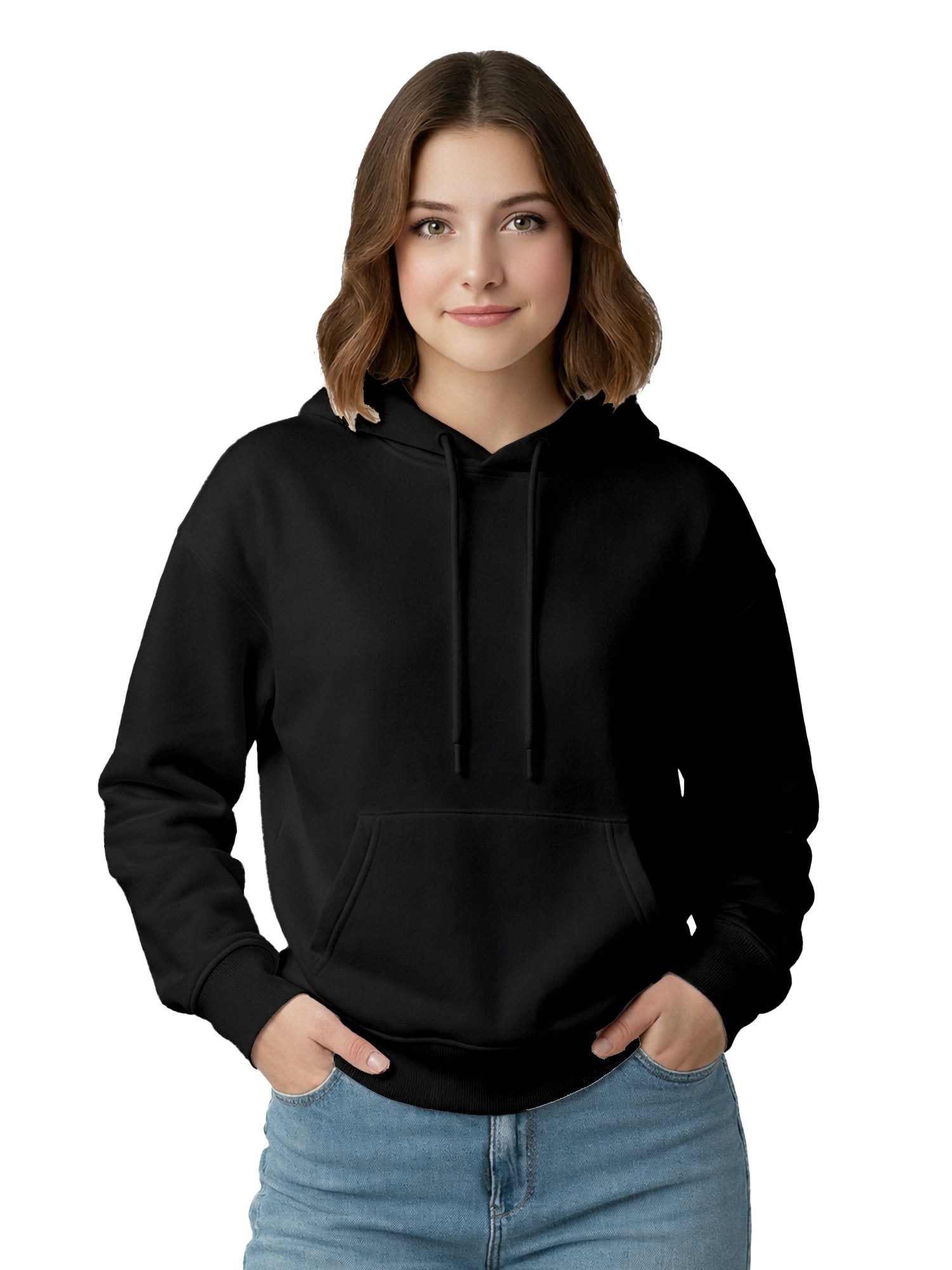 Womens-Casual-Drop-Shoulder-Hoodie-with-Kangaroo-Pocket