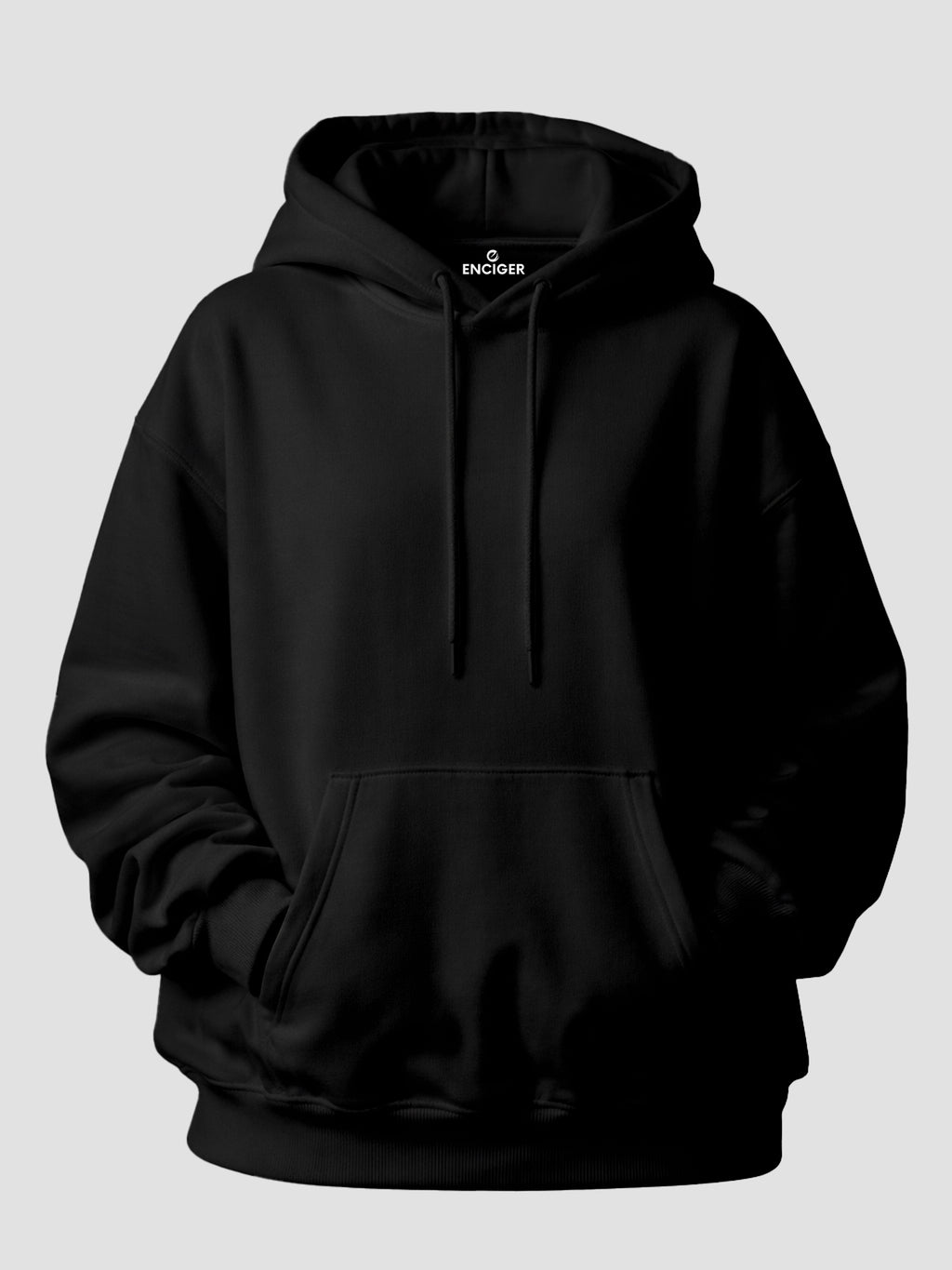 Womens-Casual-Everyday-Wear-Relaxed-Fit-Stylish-Drop-Shoulder-Hoodie-(Black)