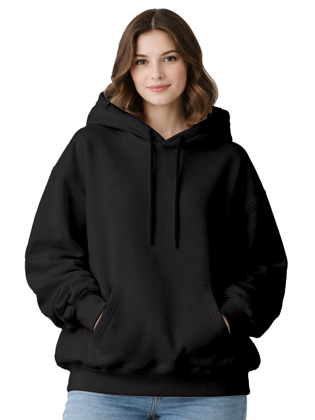 Womens-Casual-Everyday-Wear-Relaxed-Fit-Stylish-Drop-Shoulder-Hoodie