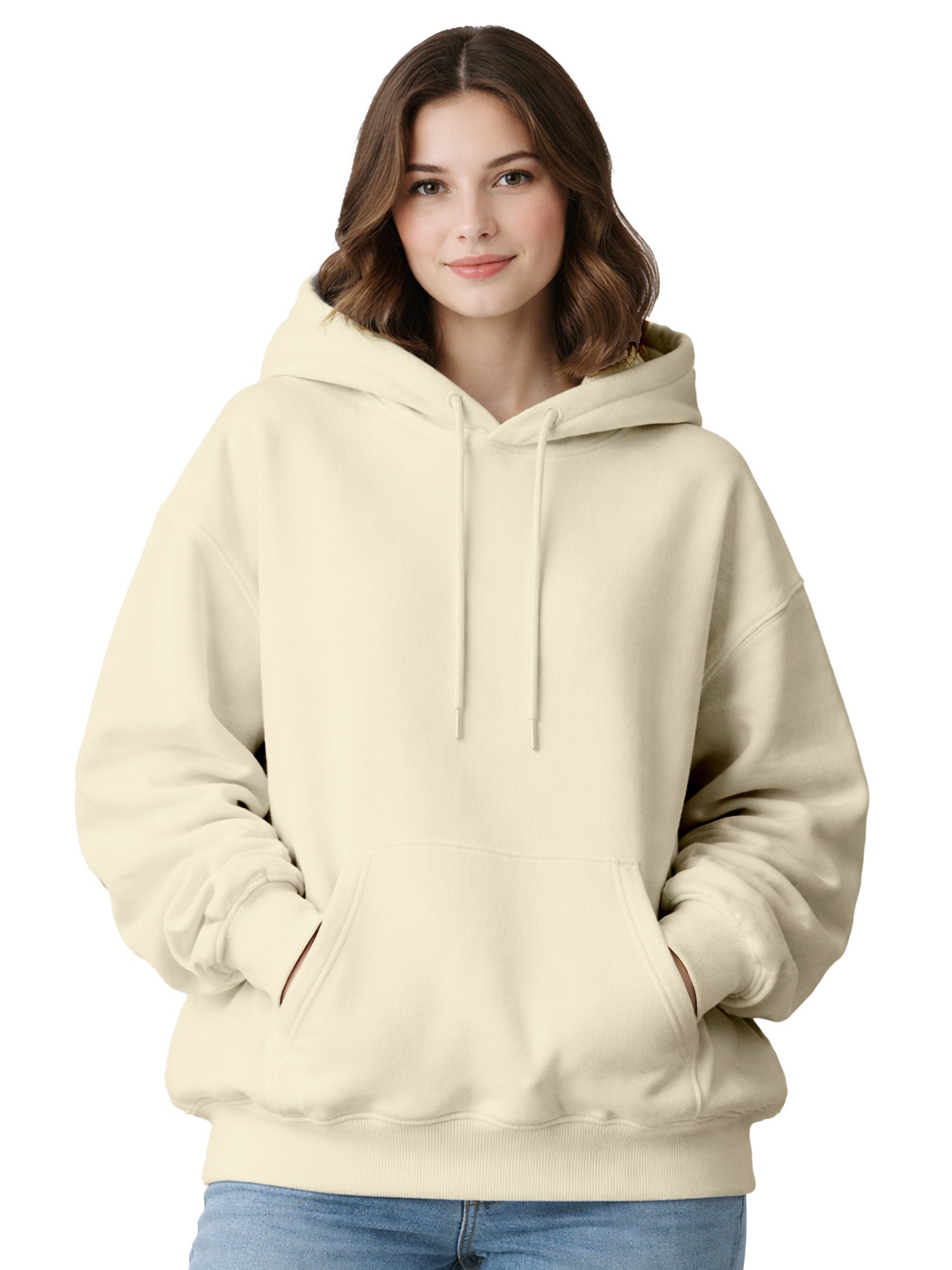 Womens-Casual-Everyday-Wear-Relaxed-Fit-Stylish-Drop-Shoulder-Hoodie