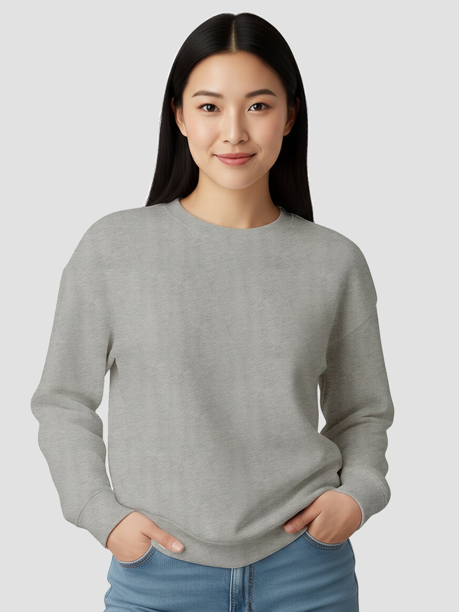 Womens-Classic-Minimalist-Casual-Everyday-Comfort-Sweatshirt