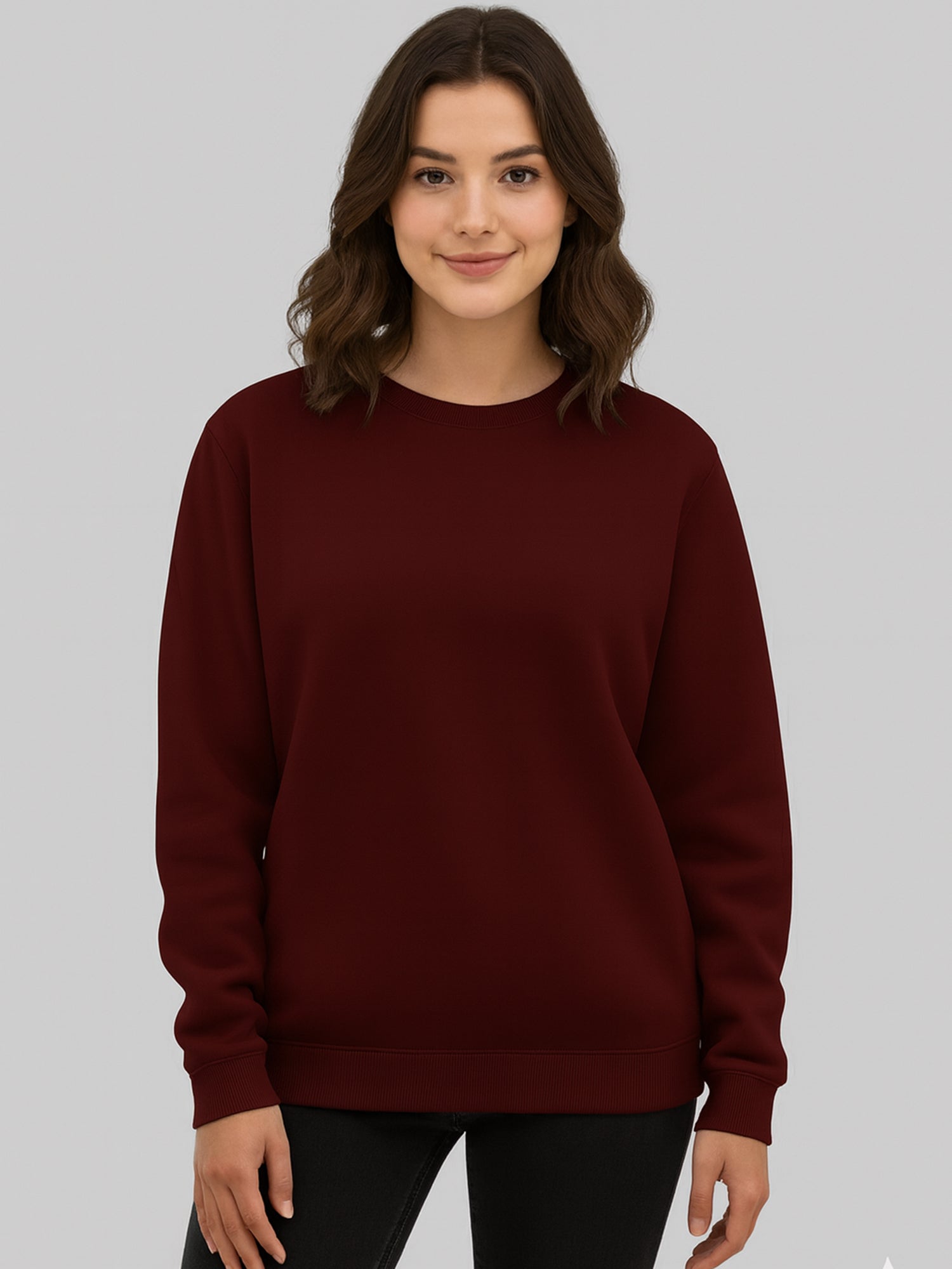 Womens-Classic-Minimalist-Casual-Everyday-Comfort-Sweatshirt