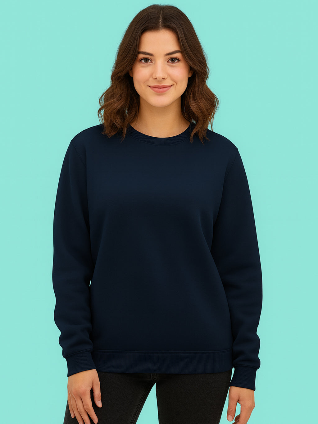 Womens-Classic-Minimalist-Casual-Everyday-Comfort-Sweatshirt