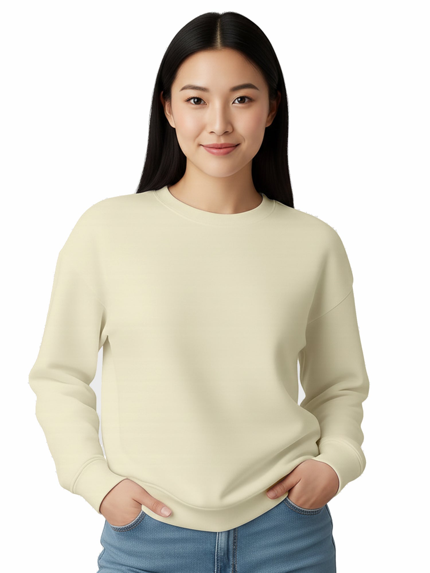 Womens-Classic-Minimalist-Casual-Everyday-Comfort-Sweatshirt